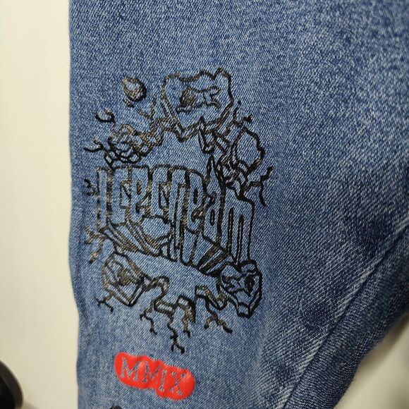 Billionaire Boys Club Ice Cream Jeans Mens 31x31 Running Dog Denim Slim Fit BBC - Picture 4 of 11